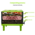 thumbnail image 5 of tamizeot Bac à Compost à 3 Niveaux, Débris de Cuisine pour vers de Jardin. Simple Robuste Résistant à la Rouille, Intérieur et Démarreur de vers, 5 of 5