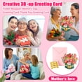 thumbnail image 5 of Pop Up Flower Bouquet Card, I Love You Card, Pink Thank You, Paper Flower Bouquet, 8X10 In, I Love You Banner, Mother’S Day, Pink Envelope, 1 Pc, 5 of 5