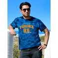 thumbnail image 2 of College Virginia Team League Tie Dye Crystal Men -Image by Shutterstock, Male Medium, 2 of 4