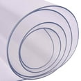 thumbnail image 2 of Patiojoy 47" x 59" PVC Sliding Wheel Chair Cushions Floor Mat Protector for Hard Wood Floors, 2 of 10