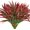 Red, variant on 20 count Outdoor Artificial Grass Greenery Stems Faux Plastic for Spring Summer Indoor Outside Garden Planter Porch Patio Window Box , Red
