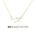 thumbnail image 4 of pitrice Ins Constellations Theme Friendship Necklace Rhinestone Comfortable Delicate with Display Card Pendant for Lover Festival Gifts Libra gold, 4 of 5