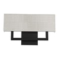 thumbnail image 2 of WAC Lighting Manhattan 22" 1-Light LED 22200K Aluminum Wall Sconce in Black, 2 of 4