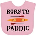 thumbnail image 3 of Inktastic Kayaking Born to Paddle Kayak Boys or Girls Baby Bib, 3 of 4