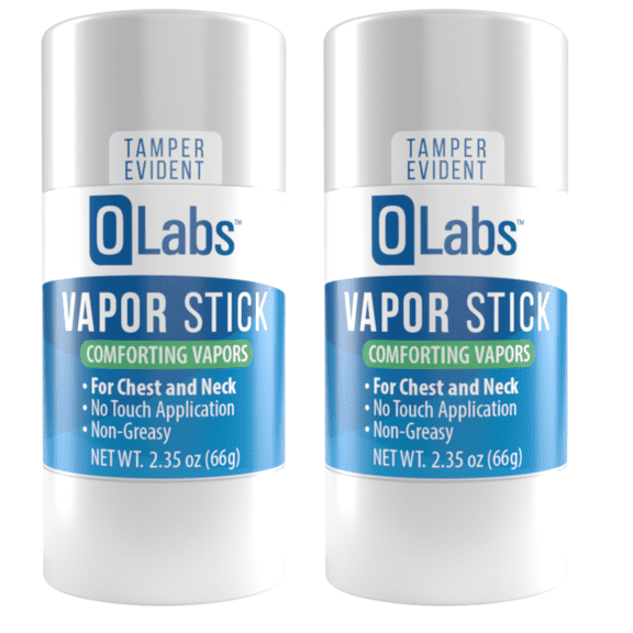 OLabs Vapor Stick Vapor Rub Balm for Chest, Neck and Allergy, 2 oz, 2 Count