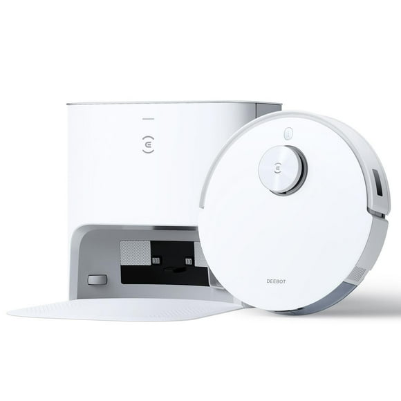 Ecovacs Aspirateur-robot avec vadrouille DEEBOT T10 PLUS à vidange automatique