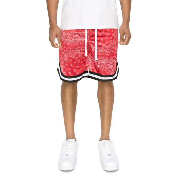 Victorious Men's Double Layered Drawstring Mesh Basketball Shorts with