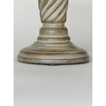 thumbnail image 4 of Gray Wash Mango Wood Set Of Five 12",9",6",9" & 12" Pillar Candle Holder for use, Living Room, Dinning Room, Study Room, Spa, Restaurants, Place Of Worship, etc, 4 of 4