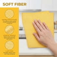 thumbnail image 3 of Unique Bargains 3pcs Microfiber Wash Cloths for Washing Dishes Rags Yellow 12" x 12", 3 of 8