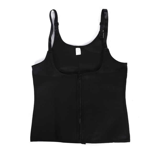 Mujeres Quema Grasas Pérdida De Peso Entrenador De Cintura Corsé Fitness Pecho Soporte Body Shaper Negro