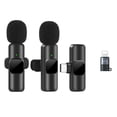 thumbnail image 1 of Wireless Lavalier Microphone Portable Audio Video Recording Mini Mic for Live Broadcast Gaming Phone, 1 of 5