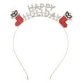 thumbnail image 2 of Red Headband for Women Sparkling Christmas Headband Exclusive Festive Hair Accessory, 2 of 4