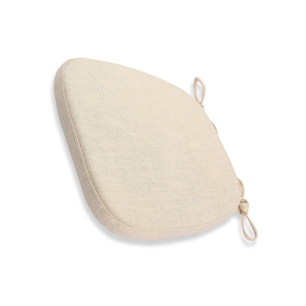Almohadillas para silla Injueey cojín de asiento antideslizante Beige claro 43x41x35cm