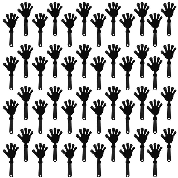 Baquetones de mano ZCYSRLQIN, de plástico, 19 cm, color negro, 100 unidades