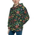 thumbnail image 2 of Kdxio Mexican Flower 1 Pattern Kids Boys Girls Zip Up Hoodie 3D Printed Hooded Sweatshirt Hoody Coat with Pocket 7-12 Y-Small, 2 of 6