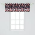 thumbnail image 2 of Ambesonne Cars Window Valance, Automobiles in Pinkish Tones, 54" X 18", Multicolor, 2 of 3
