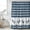 Peacock Blue, variant on Farmhouse Orange Plaid Shower Curtain, Waterproof Shower Curtains for Bathroom, Vintage Country Cock Checkered Washable Fabric Bathtub Curtain Set Bath Decor with 12 Hooks 72"x78"