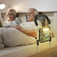 thumbnail image 6 of Luxvie Bed Rails for Elderly Adults Safety, Adjustable Bed Assist Rail for Senior with Storage Bag & Light, Bed Support Steel Bar Mobility Assistant, Fix All Beds Frame, 6 of 8