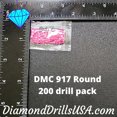 thumbnail image 3 of DMC 917 Perles Rondes 5D Peinture Diamant DMC 917 Moyen Prune Violet, 3 of 3