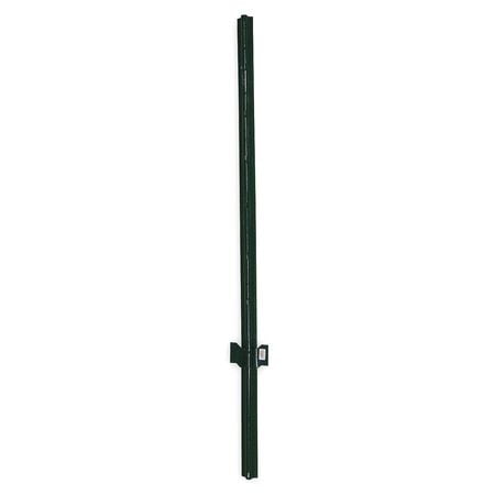 Fence End Post - ZORO SELECT 4LVG5 Fence Post, Height 60 In