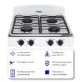 thumbnail image 3 of Estufa Parrilla de Gas de Mesa Garell 4 quemadores Blanca Acero Inoxidable PM4Q-IB, 3 of 7