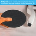 thumbnail image 6 of Uxcell 7.5 Inch Diameter Lamp Base Felt, 5Pack 2mm Thickness Adhesive Non-slip Anti-scratch Backed Felt, Black, 6 of 6