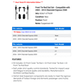 thumbnail image 2 of Front Tie Rod End Set - Compatible with 2003 - 2014 Chevy Express 2500 2004 2005 2006 2007 2008 2009 2010 2011 2012 2013, 2 of 2