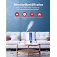 thumbnail image 2 of Humidifiers, TaoTronics Cool Mist Humidifier, LED Display, 4L/1.06 Gallon Large Capacity, 2 of 6