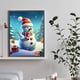 thumbnail image 5 of Pintura De Diamante 5D DIY Taladro Redondo Completo Nevado Ventoso Muñeco De Nieve Kit Decoración 30x40cm, 5 of 9