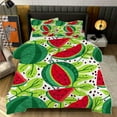 thumbnail image 2 of Juicy And Sweet Watermelon Comforter Set King Size Bedding Set For Travl Bedroom Decor Quilt With 2 Pillow Cases, 2 of 5