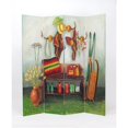 thumbnail image 1 of Wayborn Hand Painted The Cowboy Room Divider, 1 of 2