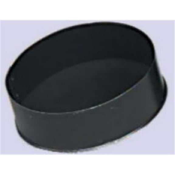 Gray Metal Products  Inc. 8-603LE 8 Inch  24-ga Snap-Lock Black Stovepipe Tee Cover