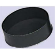 Gray Metal Products Inc. 8-603LE 8 Inch 24-ga Snap-Lock Black Stovepipe Tee Cover