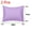 Purple, variant on Unique Bargains 2pk Queen Pillow Shams 1800 Microfiber Pillow Cases 20" x 30"