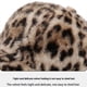 thumbnail image 3 of Gorra Qarigey suave agradable para la piel mujer béisbol cálida estampado de leopardo, 3 of 6