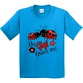 thumbnail image 3 of Inktastic My Gigi Loves Me with Cute Ladybugs Youth T-Shirt, 3 of 5