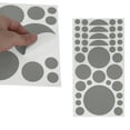 thumbnail image 4 of Unique Bargains 6 Pcs Mall Large Round Dots Gift stickers Gray, 4 of 5