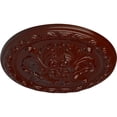 thumbnail image 3 of Ekena Millwork 11 3/4"OD x 3/8"P Stockport Ceiling Medallion, Hand-Painted Brushed Mahogany, 3 of 6