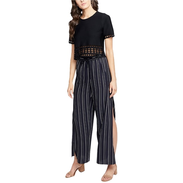 Rachel Roy - Pantalones de vestir para mujer con abertura lateral, azul, pequeño