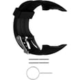 thumbnail image 1 of wonima11 Replacement Band for Garmin Forerunner 10/15 for Women/Man - TenYun Silicone Wristband Strap/Bands for Garmin Forerunner 10/Garmin Forerunner 15(Black, Small-Size(0.81" X 0.77"), 1 of 1
