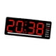 thumbnail image 4 of Reloj digital de regalo con fecha, día de la semana, fácil de leer, con 2 alarmas, reloj de pared Número rojo, 4 of 9
