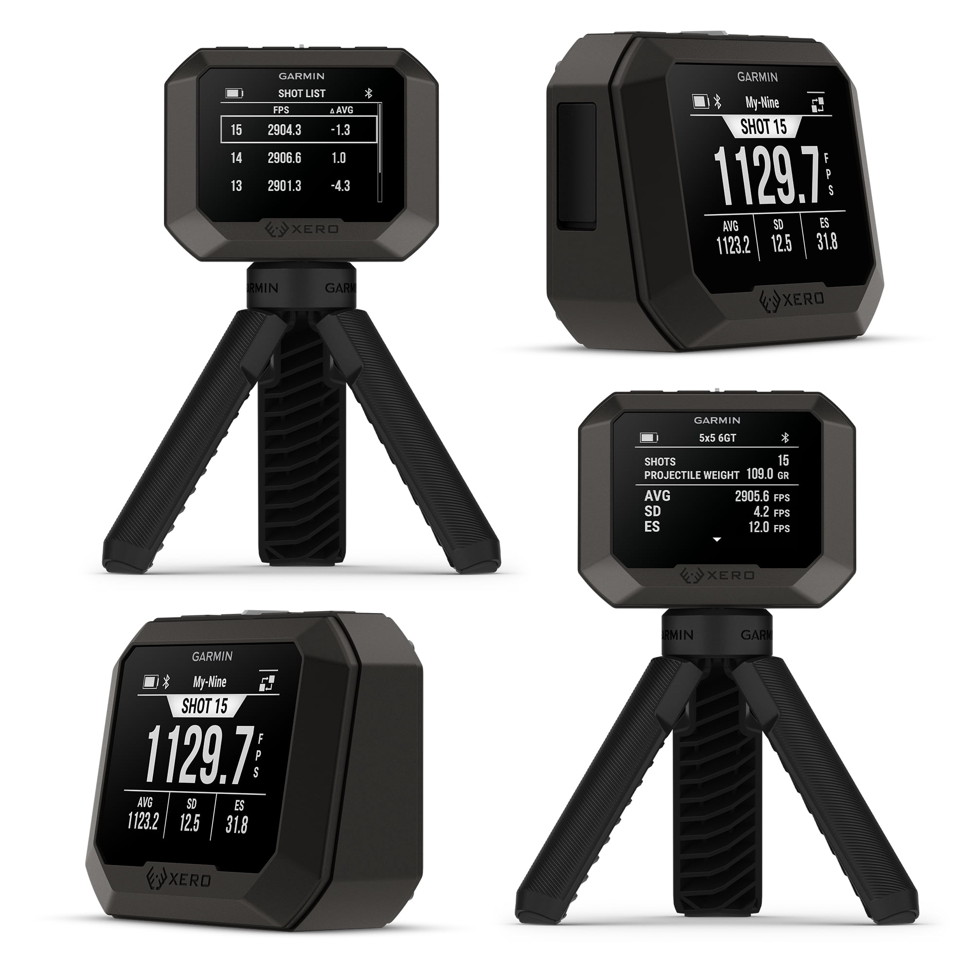 Garmin Xero C2 Compact Ballistic Chronograph, FPS Velocity Measurement for Range Shooting, Pocket-Size Design, Live Data on Garmin-Smartwatch, ShotView App Compatible Bundle