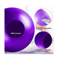 thumbnail image 3 of Pelota Fitness De Ejercicio Para Yoga Pilates 65cm Con Bomba Morado, 3 of 5