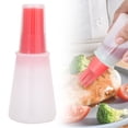 thumbnail image 3 of Silicone Oil Bottle Brush, Cooking Oil Dispenser with Silicone Brush, BBQ/Pastry Basting Brushes, Silicone Cooking Grill Barbecue Baking Pastry Oil/Honey/Sauce Bottle Brush, 3 of 9