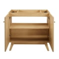 thumbnail image 4 of Pemberly Row 36" Wood Bathroom Vanity Cabinet with Adjustable Shelf in Oak, 4 of 9