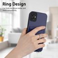 thumbnail image 2 of for Samsung Galaxy A05 Case, Card Holder Wallet Case, Ring Holder Stand, Wrist Hand Strap, PU Leather Anti-Scratch Shockproof Protective Flip Phone Cover for Samsung Galaxy A05 Case, Blue, 2 of 7