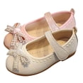 thumbnail image 4 of Otqutp Casual Flower Girls Footwear Fashion Summer Children Sandals Girls Casual Shoes Flat Bottom Lightweight Water Diamond Pearl Belt Bow Dress Dance Shoes, 4 of 6