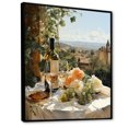 thumbnail image 2 of Designart "Champagne Charms I" Wine & Champagne Floater Framed Canvas Prints, 2 of 5