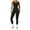 Black, variant on GJSYRH Jumpsuit for Women Workout Seamless Jumpsuits Yoga Ribbed One Piece Tank Tops Rompers Sleeveless Exercise Jumpsuits