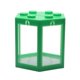 thumbnail image 1 of mini set de cuenco para peces, pequeño acuario apilable decoración DIY microlandcompletamente ecológico para peces, caja de alimentación, Cuadrado verde, 1 of 9